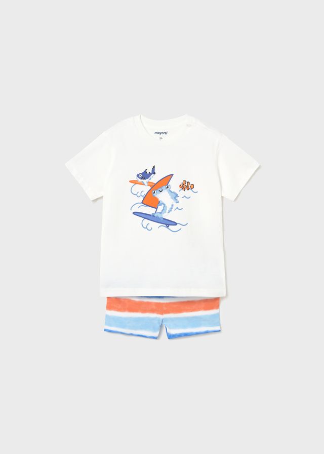 Conjunto baño camiseta Mayoral TIBURÓN
