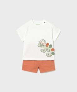 Conjunto algodón 2 piezas Mayoral CAMALEÓN arcilla