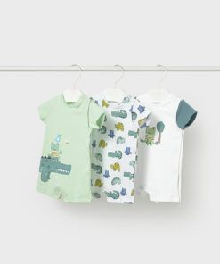 Pelele algodón corto Mayoral COCODRILO