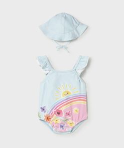 Bañador con gorro Mayoral ARCOIRIS