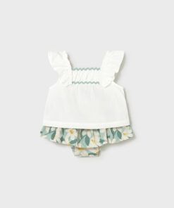Conjunto blusa braguita falda Mayoral MARGARITAS