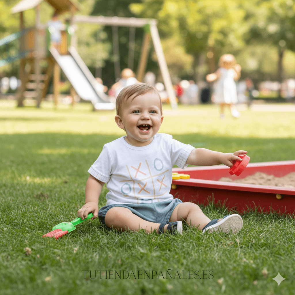 Conjunto camiseta pololo TRES EN RAYA