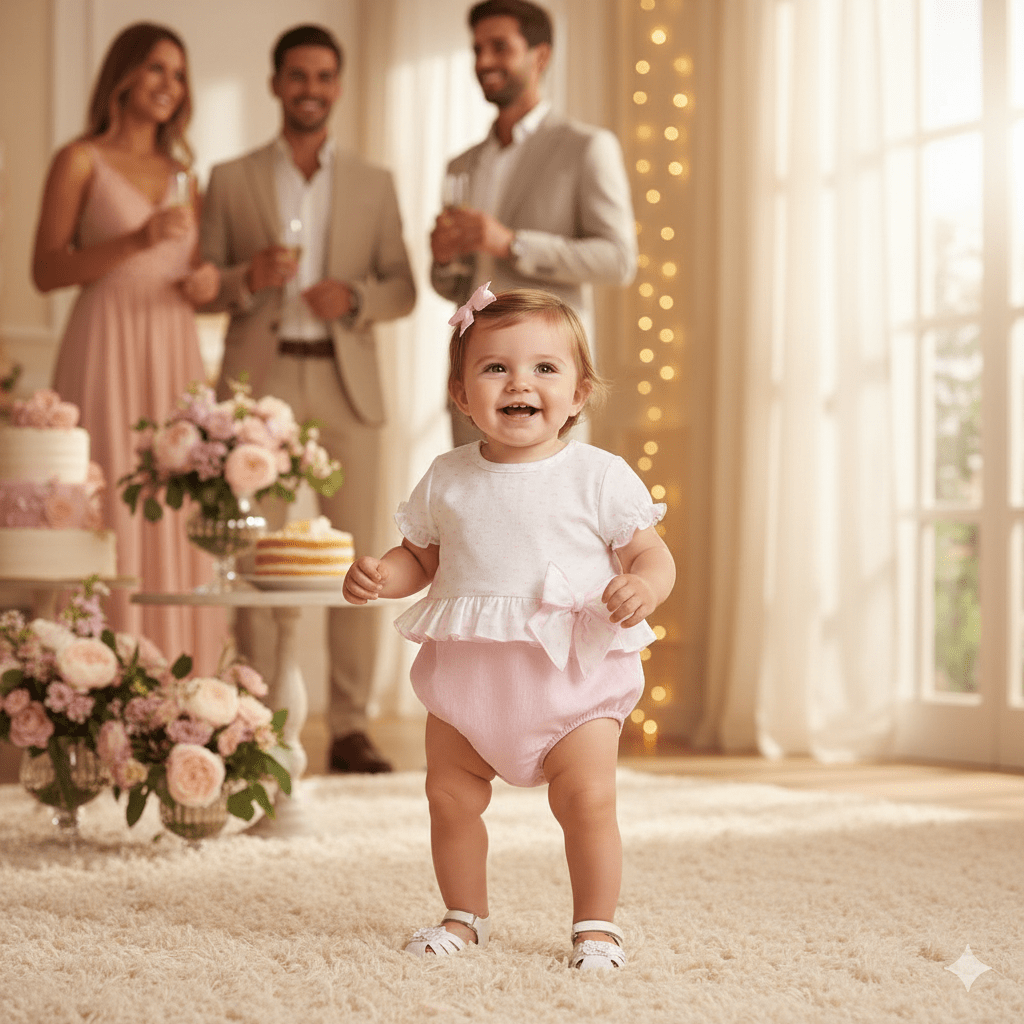 Pelele niña PLUMETI rosa