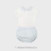 Conjunto body cuello bebé y ranita NAÚTICO Babidu familia Mirada