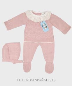 Conjunto hilo 3 piezas CUELLO BATISTA