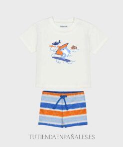 Conjunto baño camiseta Mayoral TIBURÓN