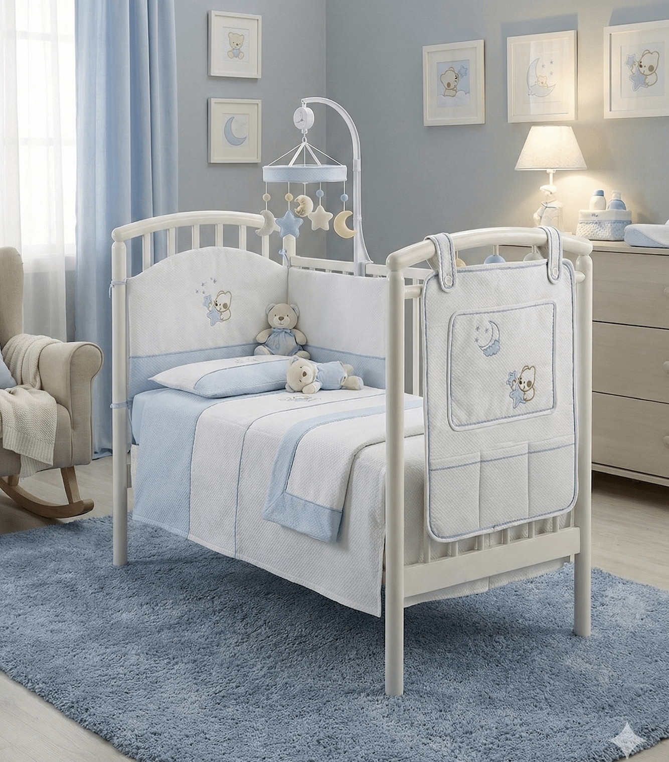 Bolsillo lateral cuna Micos modelo OSITOS