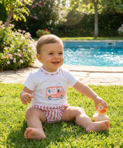 Conjunto 2 piezas camiseta pololo familia ICE CREAM