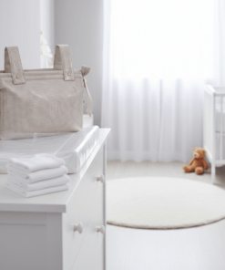 Talega coche plastificada Micos modelo VICHY gris