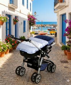 Colcha coche capazo Micos modelo BALANCÍN