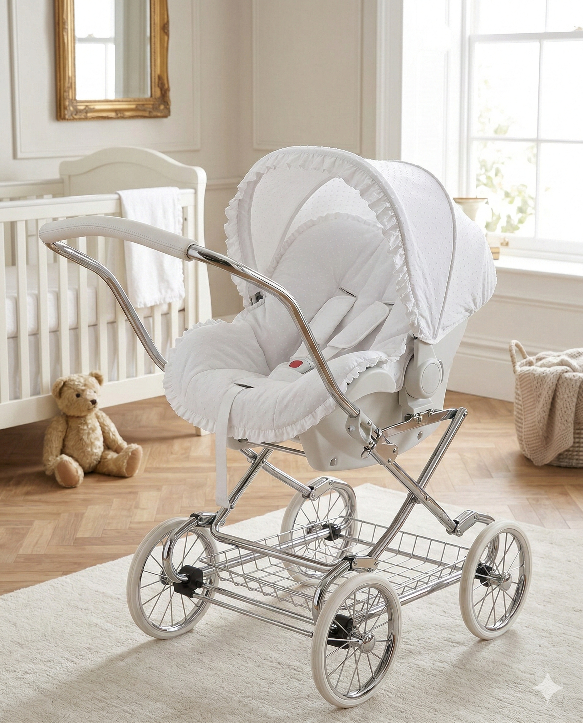 Funda portabebé con capota plumeti Micos modelo ERASE UNA VEZ