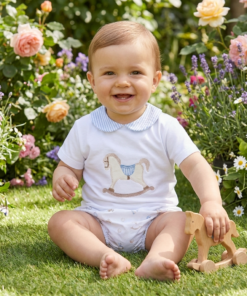 Conjunto algodón 2 piezas familia CABALLO BALANCÍN