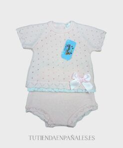 Conjunto hilo 2 piezas manga corta BRISA DE VERANO