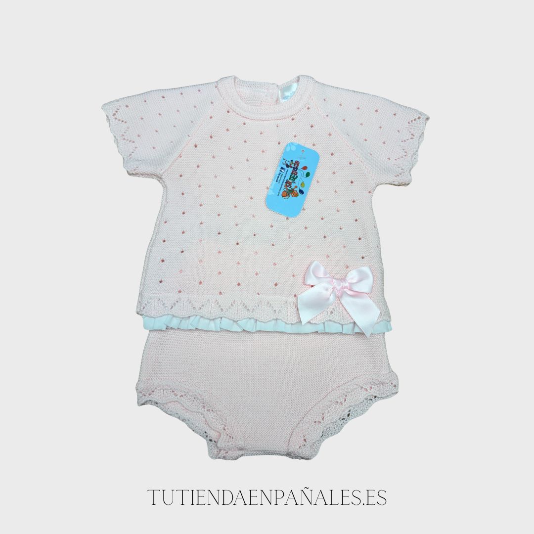 Conjunto hilo 2 piezas manga corta BRISA DE VERANO