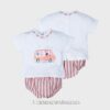 Conjunto 2 piezas camiseta pololo familia ICE CREAM