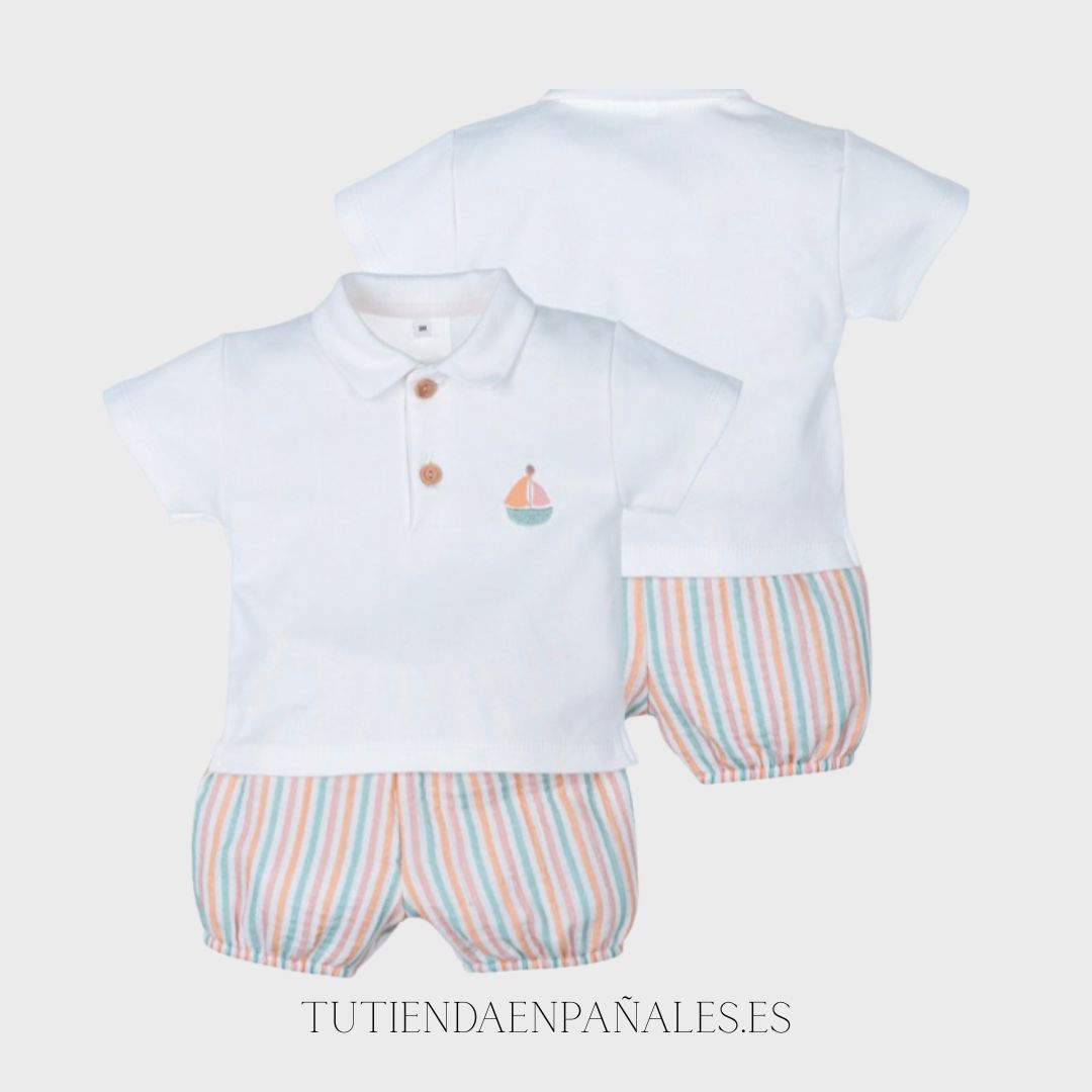 Conjunto polo 2 piezas familia MARINERA - Imagen 3