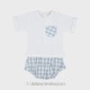 Conjunto camiseta y pololo familia VICHY
