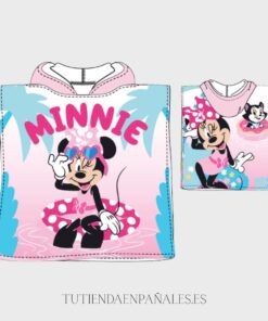 Poncho playa DISNEY Minnie and Fígaro