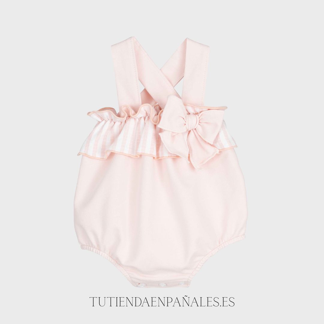 Peto niña listas GRAN LAZADA rosa - Imagen 3