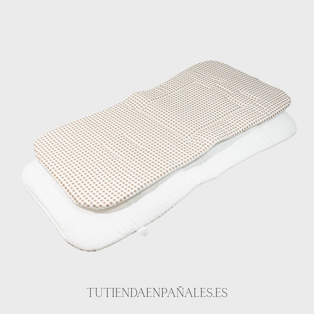 Colchoneta universal reversible modelo VICHY PLUMETI - Imagen 3