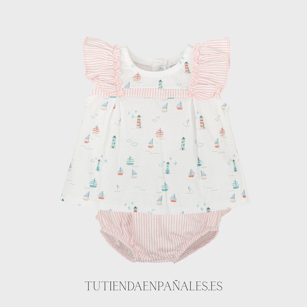 Conjunto ranita y braga MARINERO Babidu familia Mirada - Imagen 3