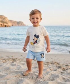 Conjunto infantíl algodón MICKEY ESTRELLAS