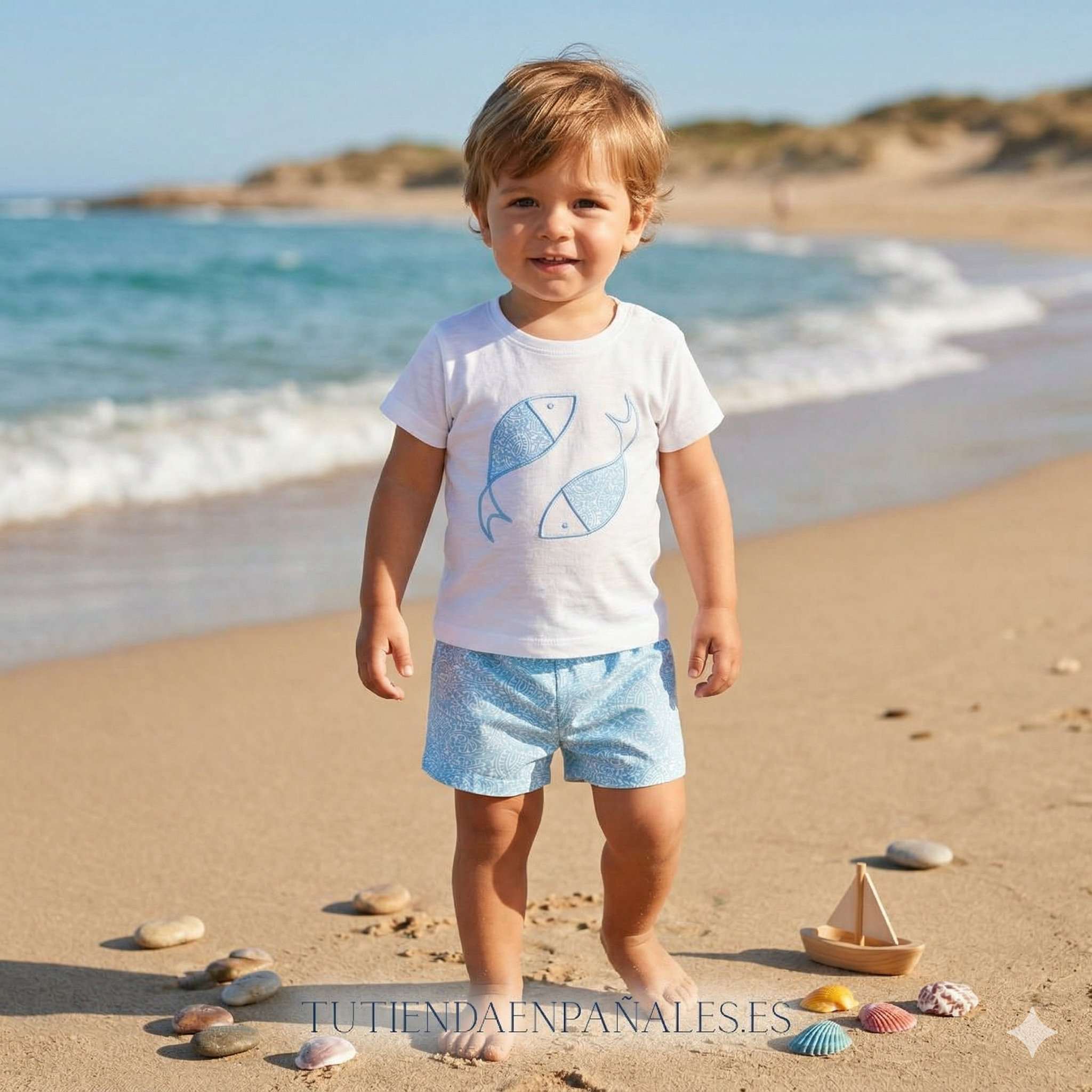 Conjunto baño boxer PECES CACHIMIR