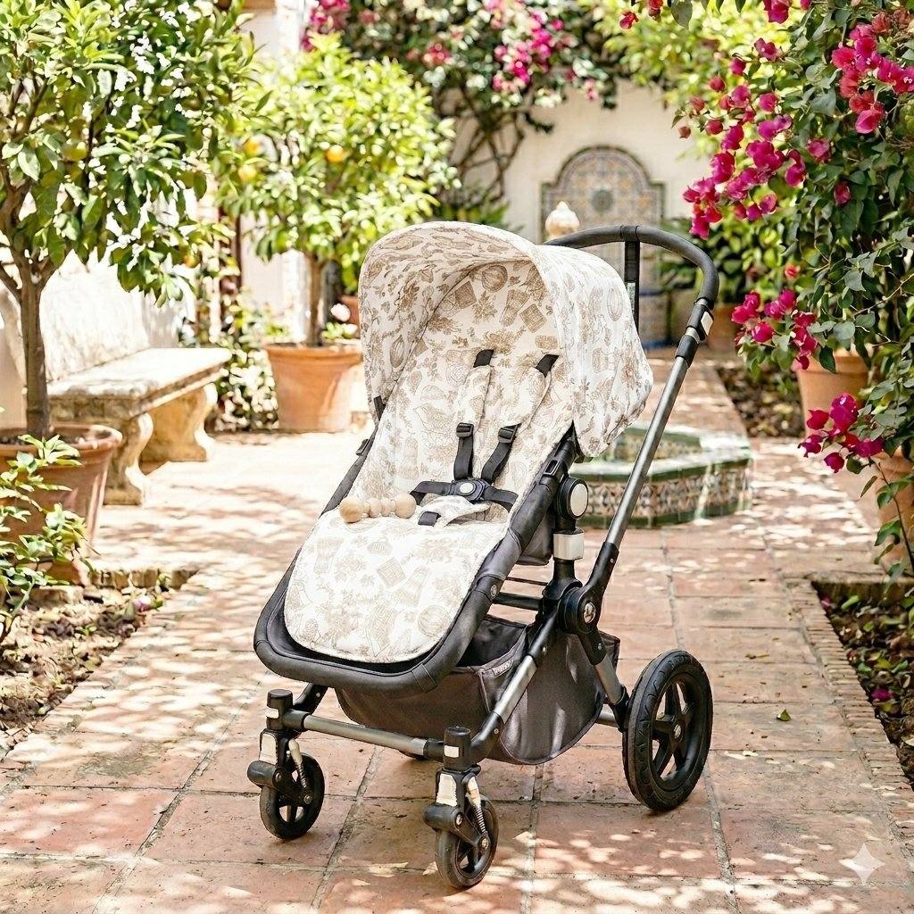 Colchoneta silla Bugaboo Micos modelo ANTIQUE