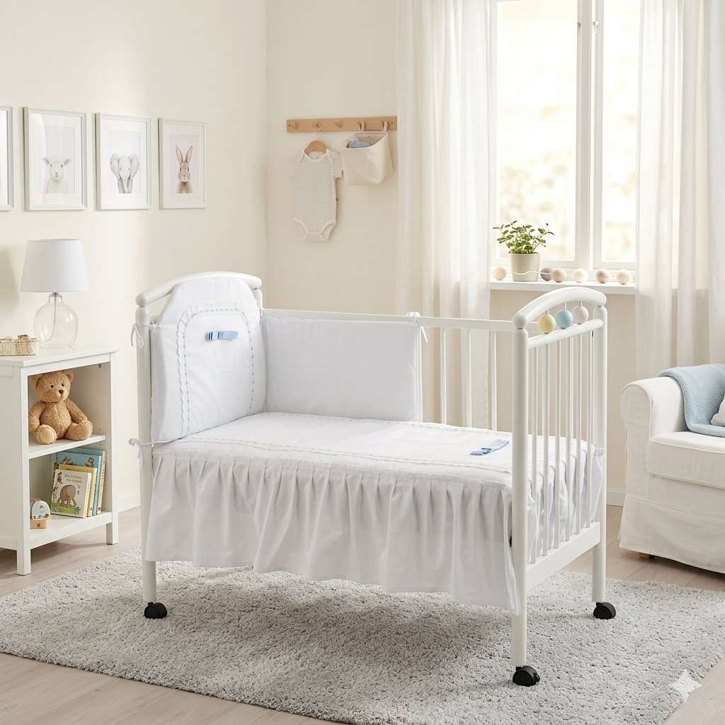 Colcha + protector de cuna Micos modelo POMPEYA