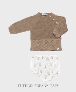 Conjunto lana 2 piezas braga Juliana BUHO ARANES