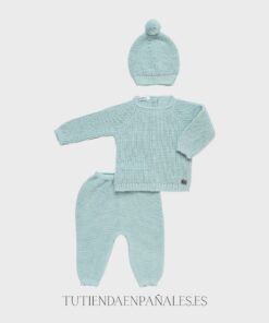 Conjunto lana 3 piezas Juliana PERLADO