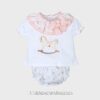 Conjunto algodón 2 piezas rosa familia CABALLO BALANCÍN