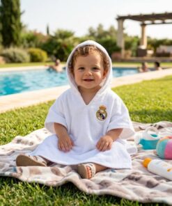 PONCHO toalla de baño oficial Real Madrid
