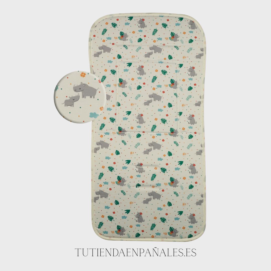 Colchoneta de silla universal RINOCERONTE