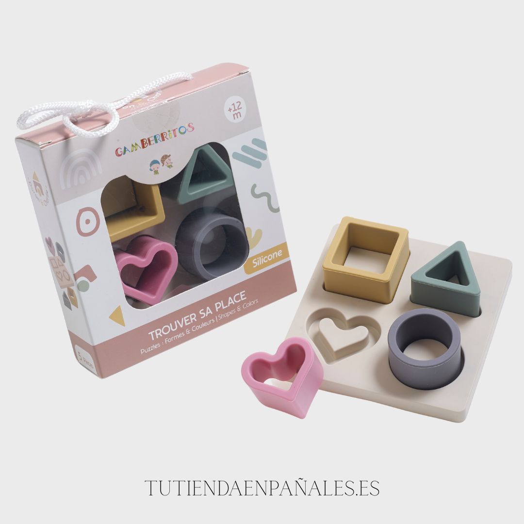 Juego didáctico silicóna FIGURAS