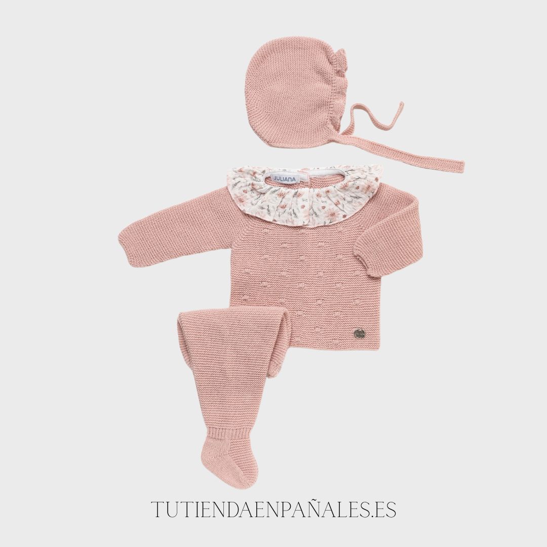 Conjunto lana 3 piezas Juliana BODOQUES