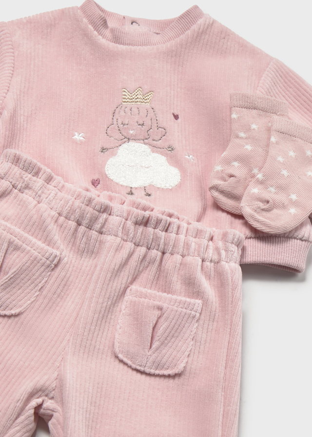 Conjunto chandal con calcetines Mayoral PRINCESA NUBE - Imagen 4