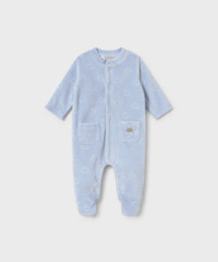 Pijama vestir terciopelo Mayoral NUBES CIELO