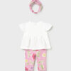 Conjunto leggings con diadema Mayoral FLOWERS