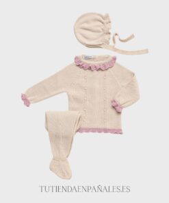 Conjunto lana 3 piezas Juliana TACHONES BODOQUES