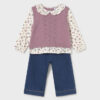 Conjunto pantalón chaleco unido Mayoral VIOLETA