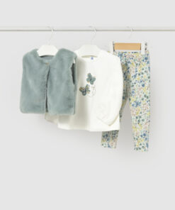 Conjunto leggings chaleco pelo Mayoral MARIPOSAS