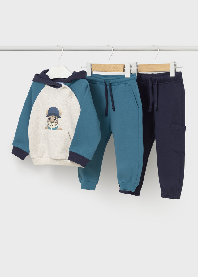 Chandal 3 piezas 2 pantalones Mayoral TIGRE