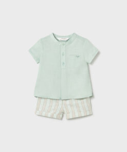 Conjunto pantalón corto Mayoral CLASIC AQUA