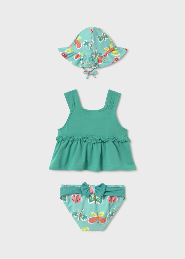 Conjunto de baño 3 piezas con gorro Mayoral MARIPOSAS - Imagen 3
