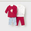 Conjunto leggings 2 piezas algodón Mayoral RED FLOWER