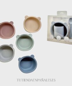 Vajilla silicona 3 piezas Gamberritos OSITO