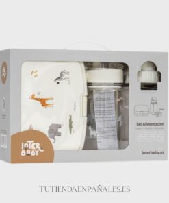 Set ALIMENTACIÓN fiambrera y botella de agua con 2 boquillas