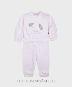 Chandal 2 piezas PERRITO FRIENDS rosa
