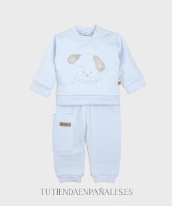 Chandal 2 piezas PERRITO FRIENDS celeste